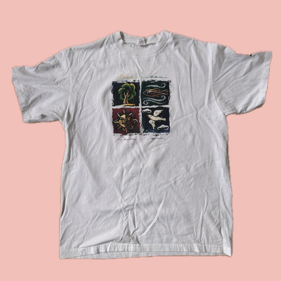 Unbranded Other - Vintage 90s Humeur Design Elements Graphic T-Shirt XL Made in Canada